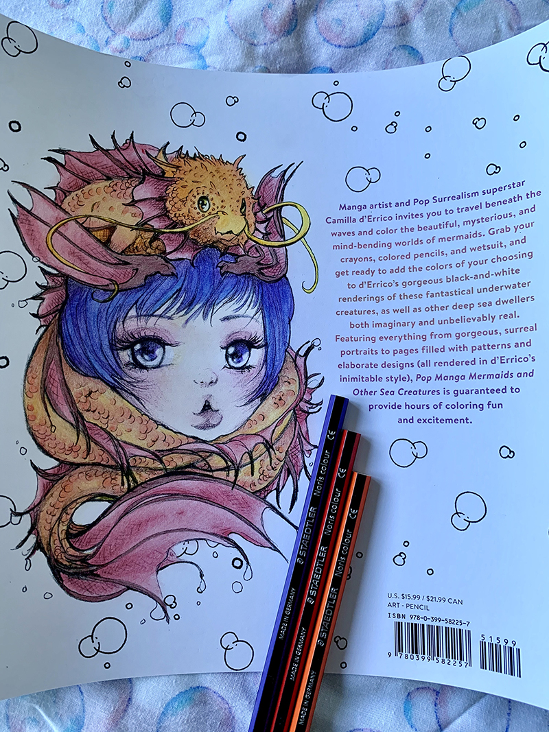 Pop Manga Mermaids and Other Sea Creatures: Colouring 3